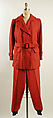 Ski ensemble, wool, American