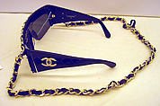 Sunglasses, House of Chanel (French, founded 1910), plastic (cellulose acetate, silicone, polyurethane ester, polycarbonate), metal, French