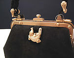 Purse, Barry Kieselstein-Cord (American, born 1948), gold, suede, silk, American