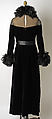 Evening dress, Oscar de la Renta, LLC. (American, founded 1965), silk, feathers, American