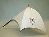 Parasol, silk, wood, metal, plastic, American
