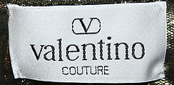 Evening ensemble, Valentino (Italian, born 1932), Lurex, silk, Italian
