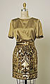 Evening ensemble, Valentino (Italian, born 1932), Lurex, silk, Italian