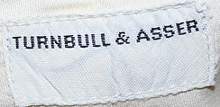Ensemble, Giorgio Armani (Italian, founded 1974), (a, b) wool; (c) cotton; (d) silk; (e, f) synthetic fiber, European