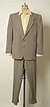 Suit, Giorgio Armani  Italian, (a, b) wool; (c) cotton; (d–f) silk, European