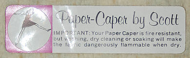 Dress, Scott Paper, Ltd. (American), paper, American