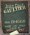 Jacket, Jean Paul Gaultier (French, born 1952), leather, French
