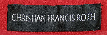Suit, Christian Francis Roth (American, born 1969), wool, American