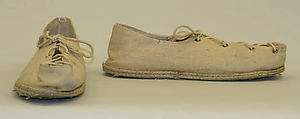 Shoes, burlap, rope, Italian