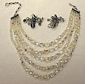 Jewelry set, Vendôme & Coro American, glass, metal, American
