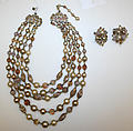Jewelry set, Vendôme & Coro  American, glass, metal, American