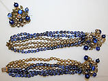 Jewelry set, Vendôme &amp; Coro (American), glass, metal, American