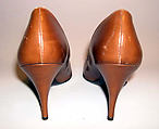 Pumps, House of Dior (French, founded 1946), leather, French