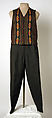 Ensemble, Romeo Gigli (Italian, born 1949), cotton, wool, Italian