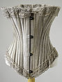 Corset, (a) cotton; (b) lace, probably American