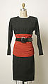 Ensemble, Yves Saint Laurent (French, founded 1961), wool, suede, leather, French