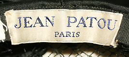 Hat, House of Patou (French, founded 1914), silk, French