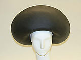 Hat, Bergdorf Goodman (American, founded 1899), straw, American
