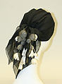 Hat, Bergdorf Goodman (American, founded 1899), silk, cotton, probably American