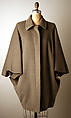 Coat, Yves Saint Laurent (French, founded 1961), cashmere, silk, French