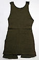 Tank suit, wool, American