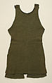 Tank suit, wool, American