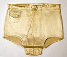 Bathing trunks, synthetic fiber, American