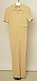 Jumpsuit, Gorini (Italian), synthetic fiber, leather, metal, Italian