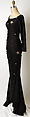 Evening dress, Patrick Kelly (American, Vicksburg, Mississippi 1954–1990 Paris), synthetic fiber, metal, French