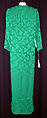 Evening dress, James Galanos (American, Philadelphia, Pennsylvania, 1924–2016 West Hollywood, California), silk, American