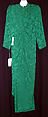 Evening dress, James Galanos (American, Philadelphia, Pennsylvania, 1924–2016 West Hollywood, California), silk, American
