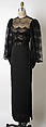 Evening dress, James Galanos (American, Philadelphia, Pennsylvania, 1924–2016 West Hollywood, California), silk, American