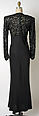 Evening dress, James Galanos (American, Philadelphia, Pennsylvania, 1924–2016 West Hollywood, California), cashmere, American