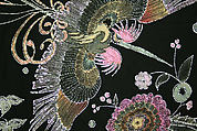 Shawl, silk, American or European