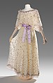 Evening dress, Zandra Rhodes  British, silk, plastic, synthetic, British