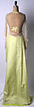 Evening ensemble, Helmut Lang (Austrian, born 1956), synthetic fiber, plastic, Austrian