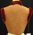 Ensemble, Jean Paul Gaultier (French, born 1952), shearling, rayon, abalone shell, French