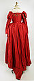 Fancy dress costume, Nicolao Atelier (Italian), silk, feathers, metal, Italian