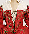Fancy dress costume, Nicolao Atelier (Italian), silk, feathers, metal, Italian