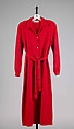 Dress, Halston (American, Des Moines, Iowa 1932–1990 San Francisco, California), Wool, American
