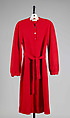 Dress, Halston (American, Des Moines, Iowa 1932–1990 San Francisco, California), Wool, American