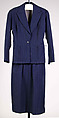 Suit, Valentina  American, Wool, American