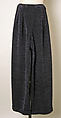 Evening suit, Emanuel Ungaro (French, 1933–2019), cotton, metal, glass, French