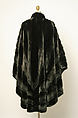 Cape, Fendi (Italian, founded 1925), mink, Italian