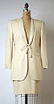 Suit, Giorgio Armani (Italian, founded 1974), silk, wool, Italian