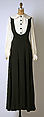 Evening dress, Geoffrey Beene (American, Haynesville, Louisiana 1927–2004 New York), synthetic fiber, plastic, American