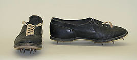 Athletic shoes, A. G. Spalding & Bros., leather, metal, American