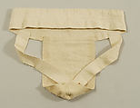 Jockstrap, elastic, cotton, probably American