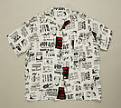 Ensemble, Franco Moschino (Italian, 1950–1994), a) rayon
b) cotton, Italian