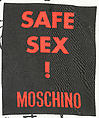 Ensemble, Franco Moschino (Italian, 1950–1994), a) rayon
b) cotton, Italian